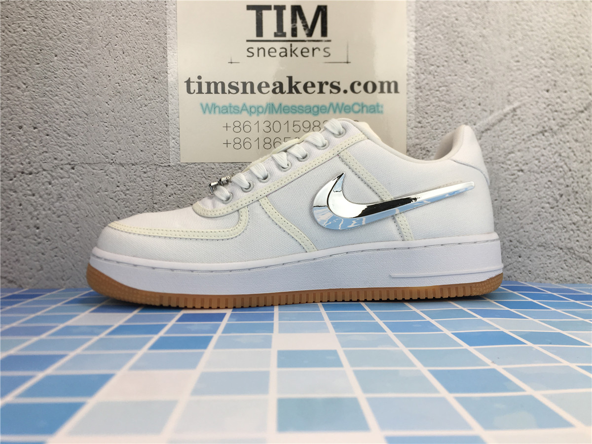 Travis Scott x Nike Air Force 1 Low Travis Scott-White AQ4211 10